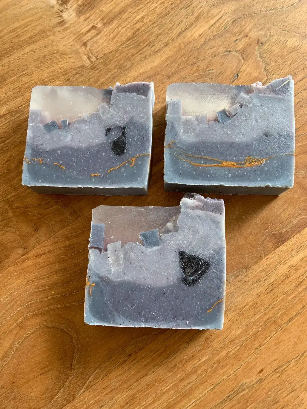 Blue Geode Soap Natural Luxury with Indigo Gold Clay