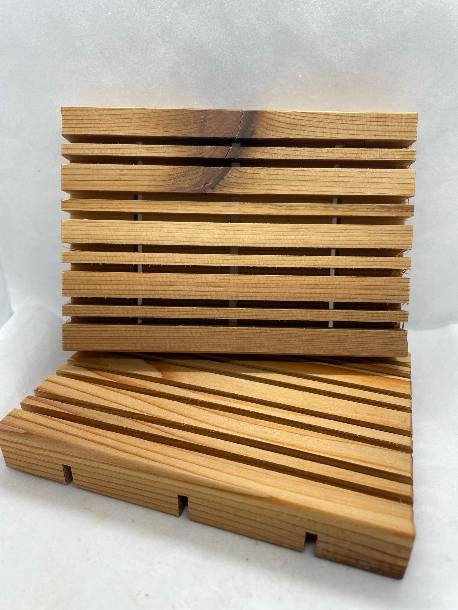 Hand-Crafted Wooden Soap Dish